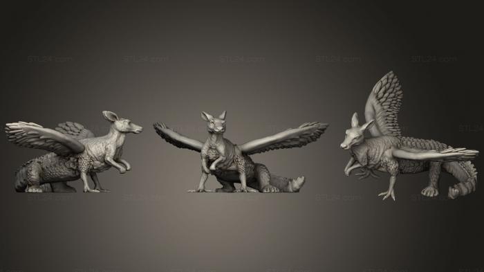 Статуэтки животных (Крок А Дудл Ру, STKJ_0856) 3D модель для ЧПУ станка